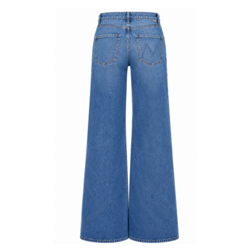 Blue High-Rise Flared Jeans. 2