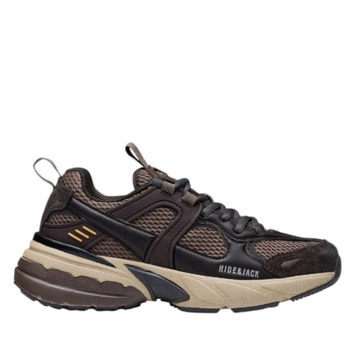 Black and Brown Technical Sneakers.