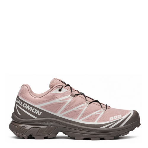Pink and Grey XT-6 Trail Sneakers.