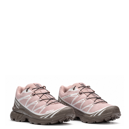 Pink and Grey XT-6 Trail Sneakers. 2