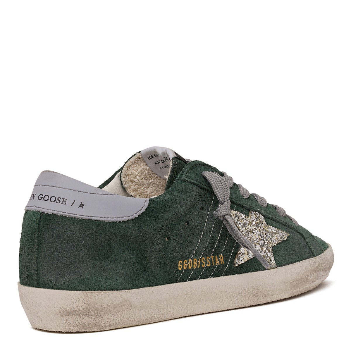 Green Superstar Sneakers.