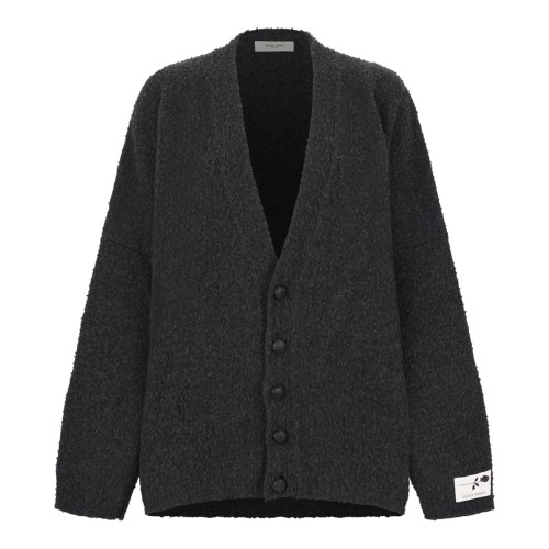 Black Wool Cardigan.
