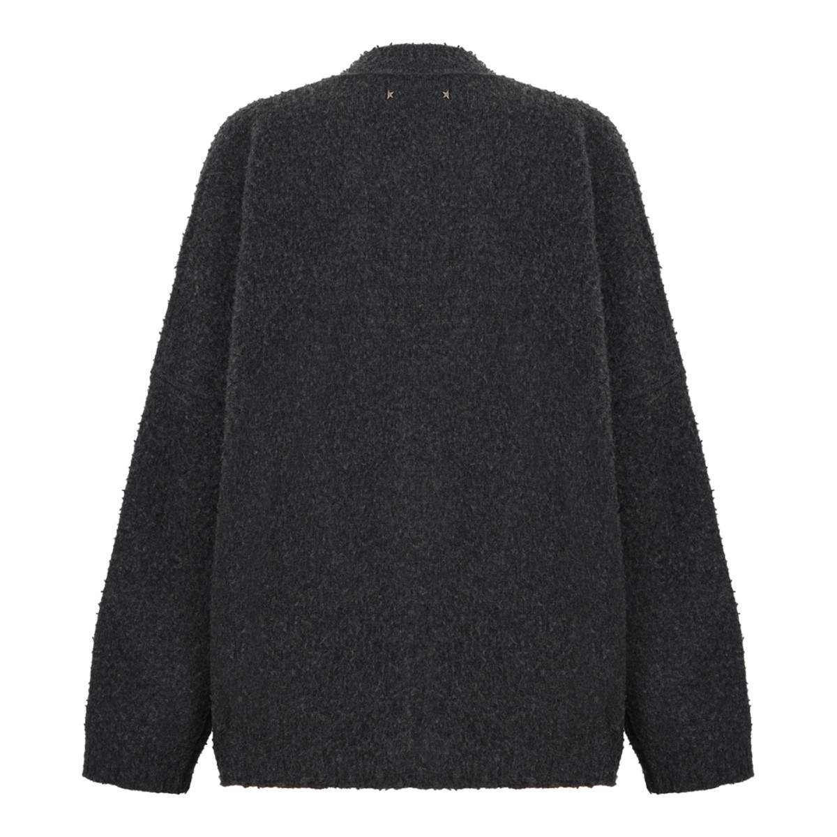 Black Wool Cardigan.