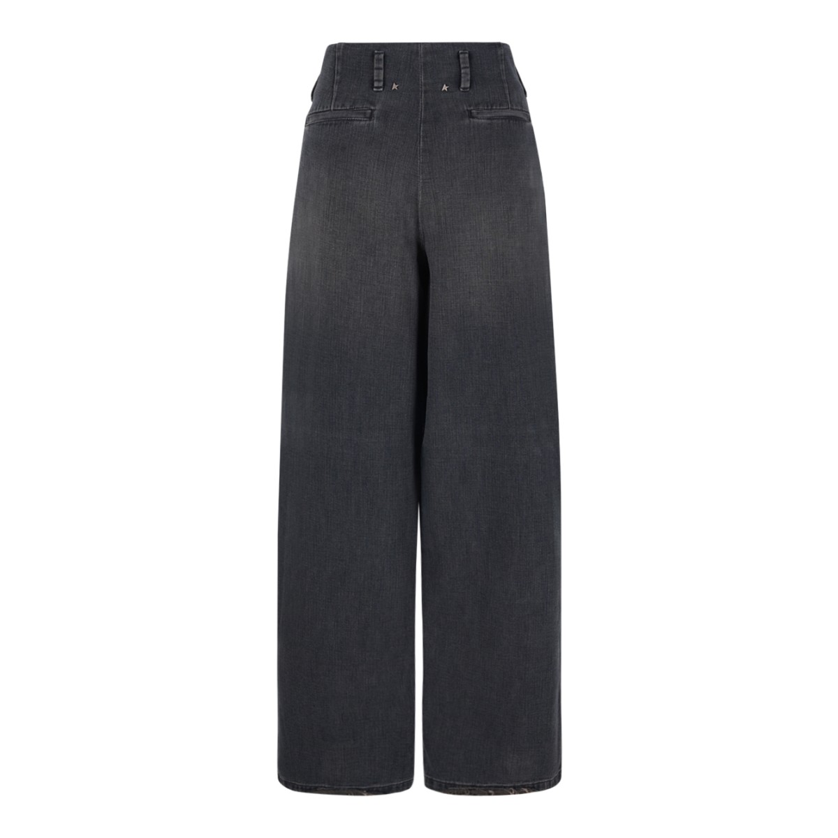 Black Wide-Leg Trousers.