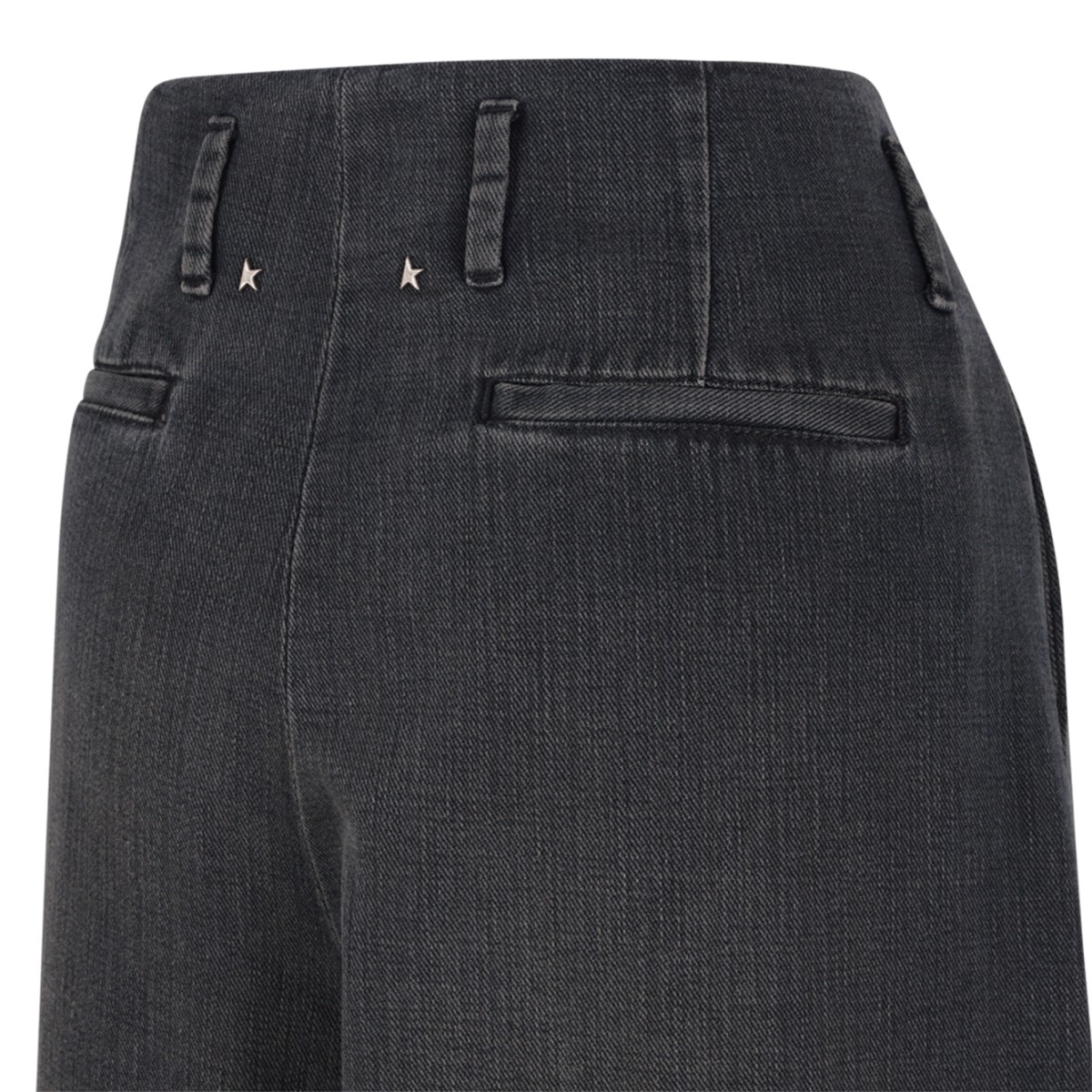 Black Wide-Leg Trousers.