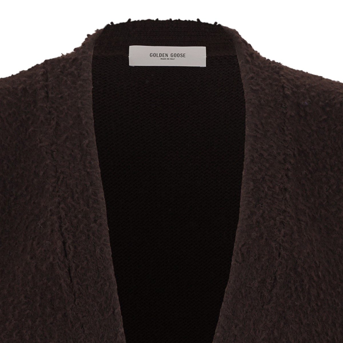 Brown Wool Cardigan.