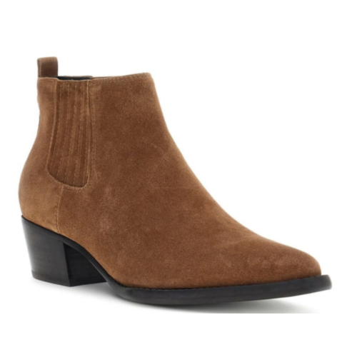 Guess Brown Suede Western Ankle Boots. 2