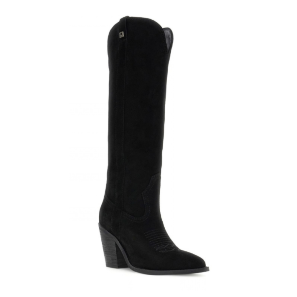 Guess Black Suede Knee-High Boots.