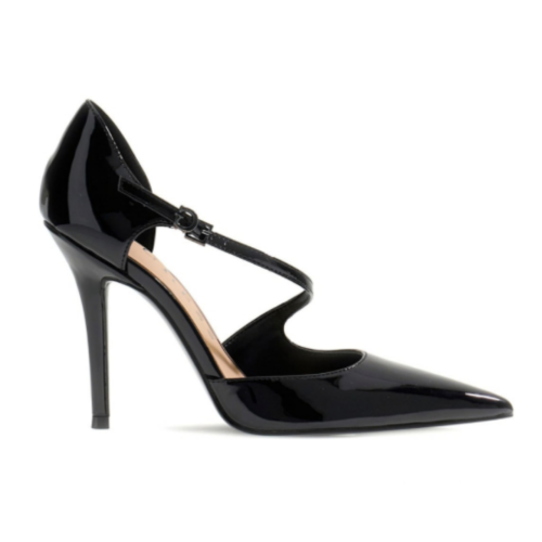 Guess Black Patent Leather Mary Jane Pumps.
