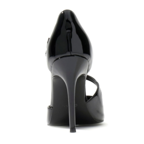 Guess Black Patent Leather Mary Jane Pumps.