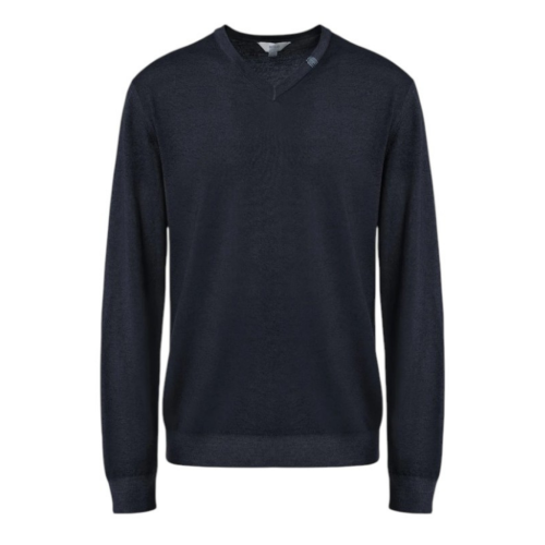 Navy Blue Crewneck Sweater.
