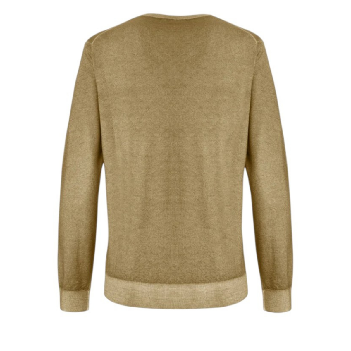 Beige V-Neck Sweater.