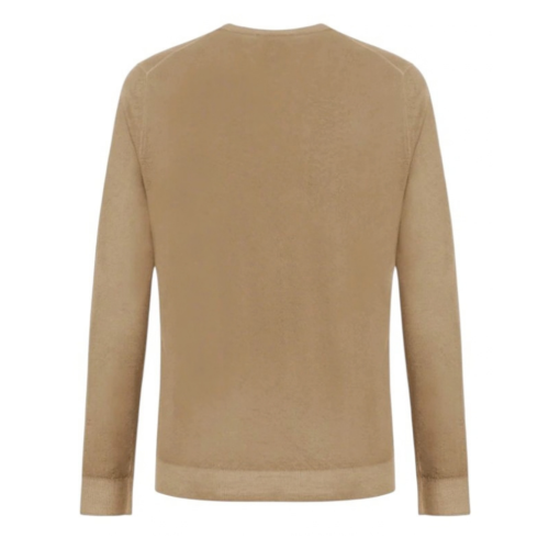 Camel Crewneck Sweater. 2
