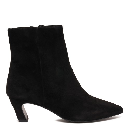 Black Suede Ankle Boots.