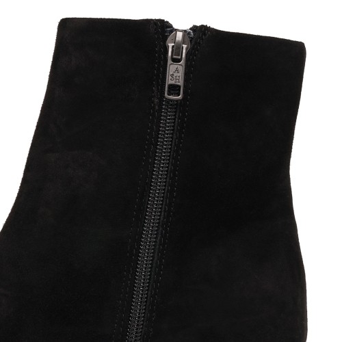 Black Suede Ankle Boots.