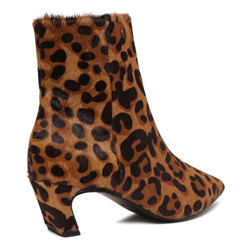 Leopard Print Ankle Boots.