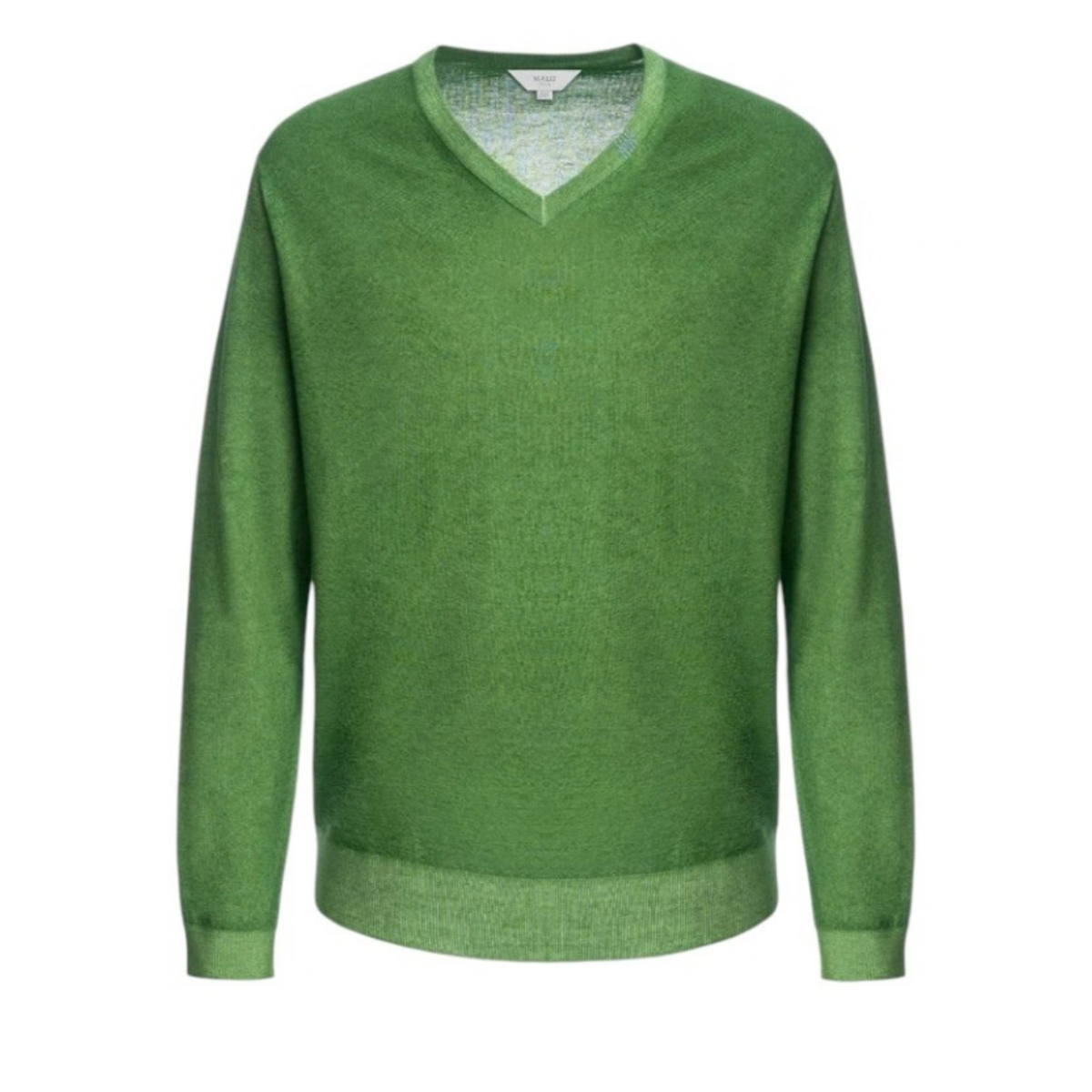 Green V-Neck Sweater.