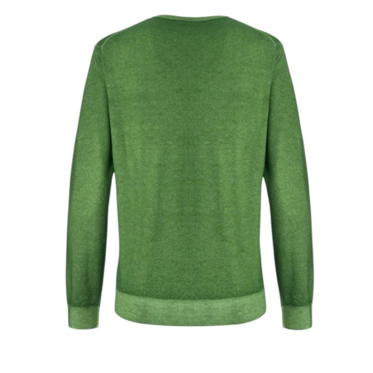Green V-Neck Sweater.
