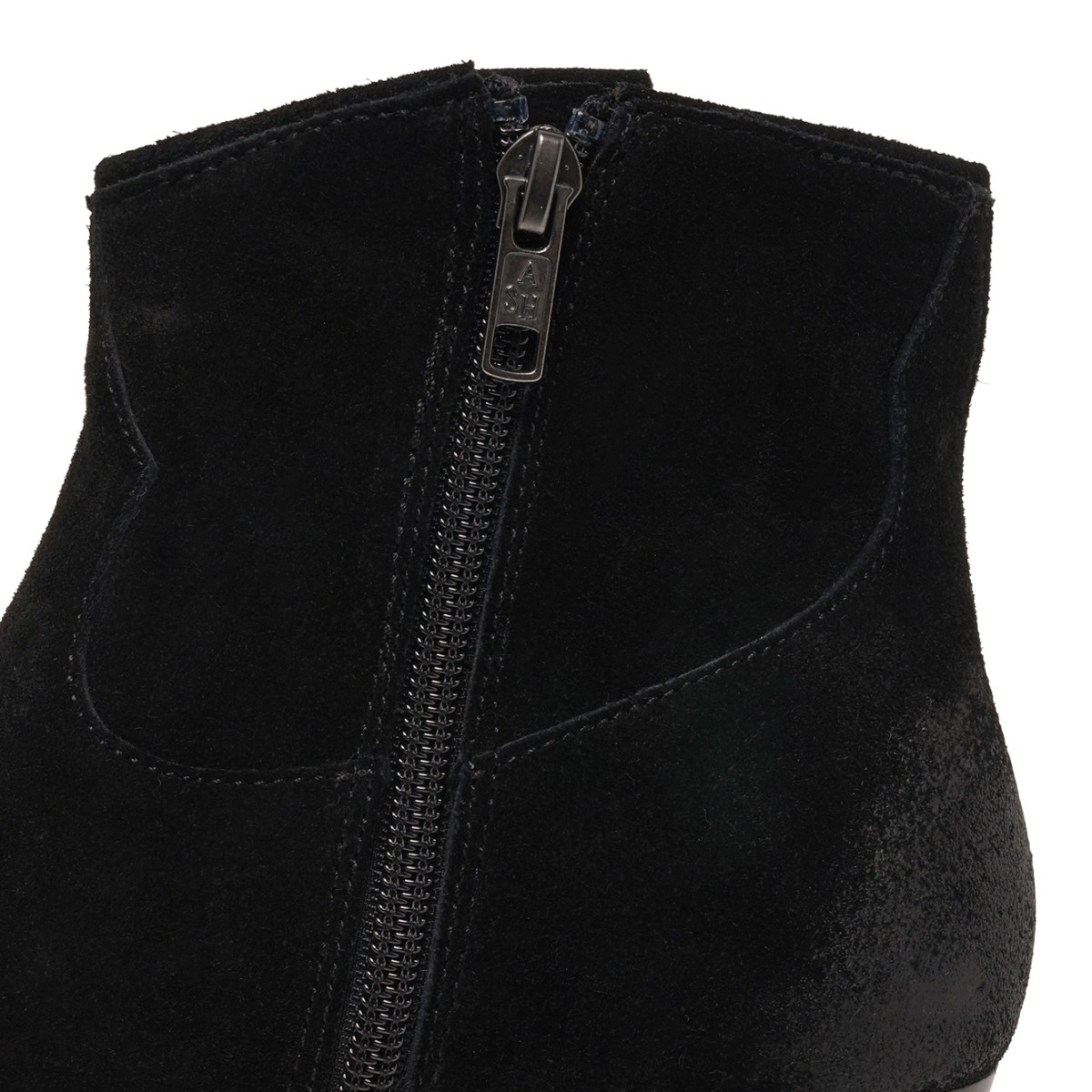 Black Suede Ankle Boots.