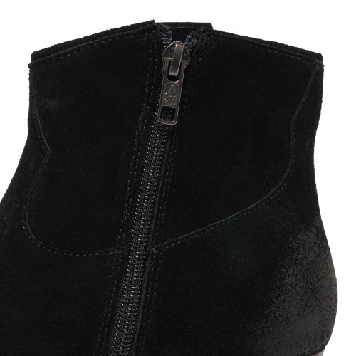 Black Suede Ankle Boots.