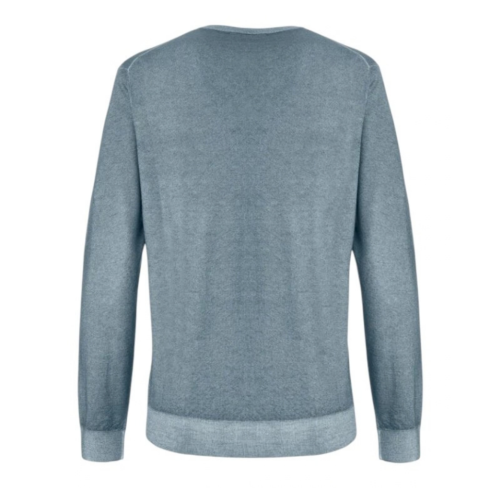 Light Blue V-Neck Sweater.