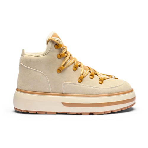 Suede Platform Sneakers.