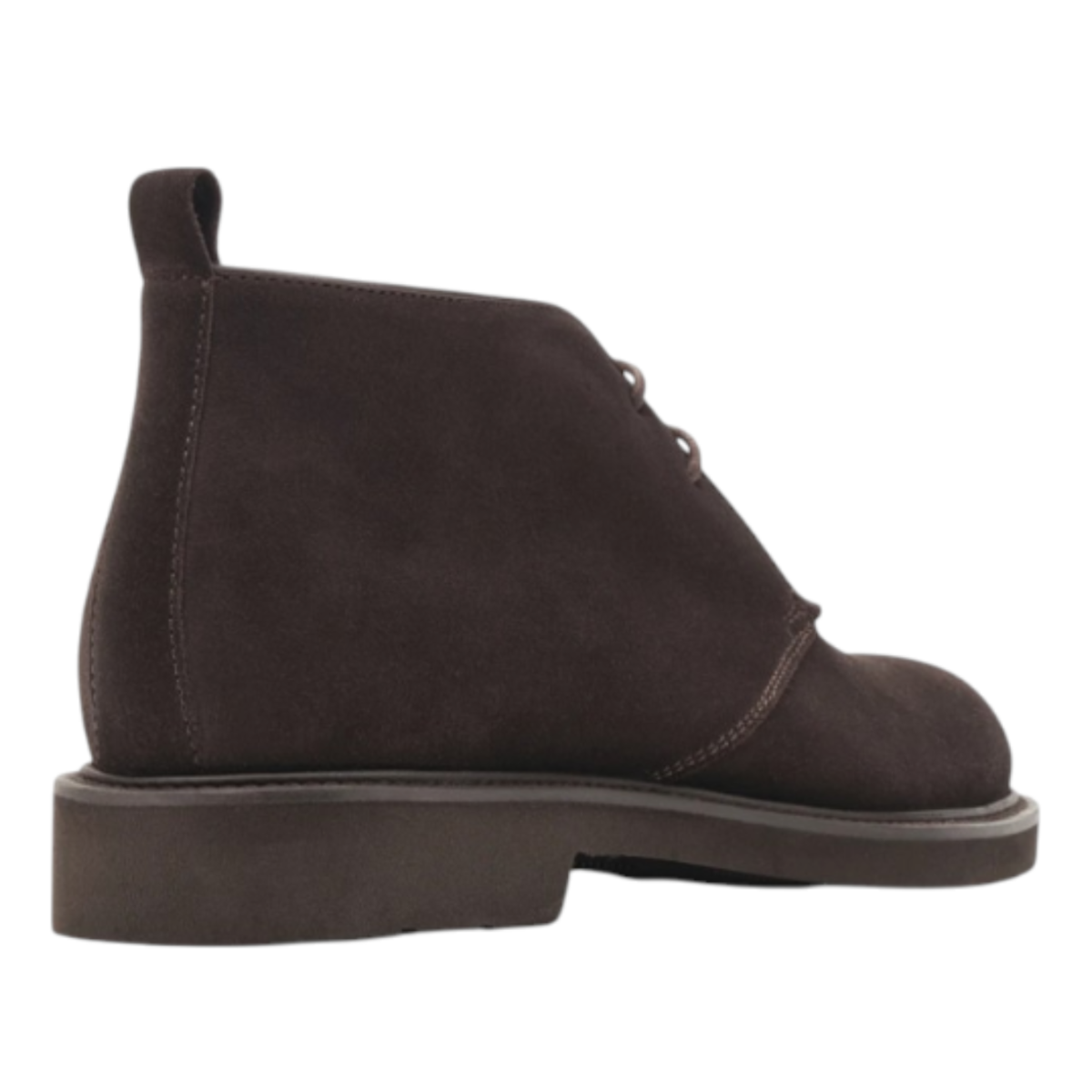Brown Suede Ankle Boots.