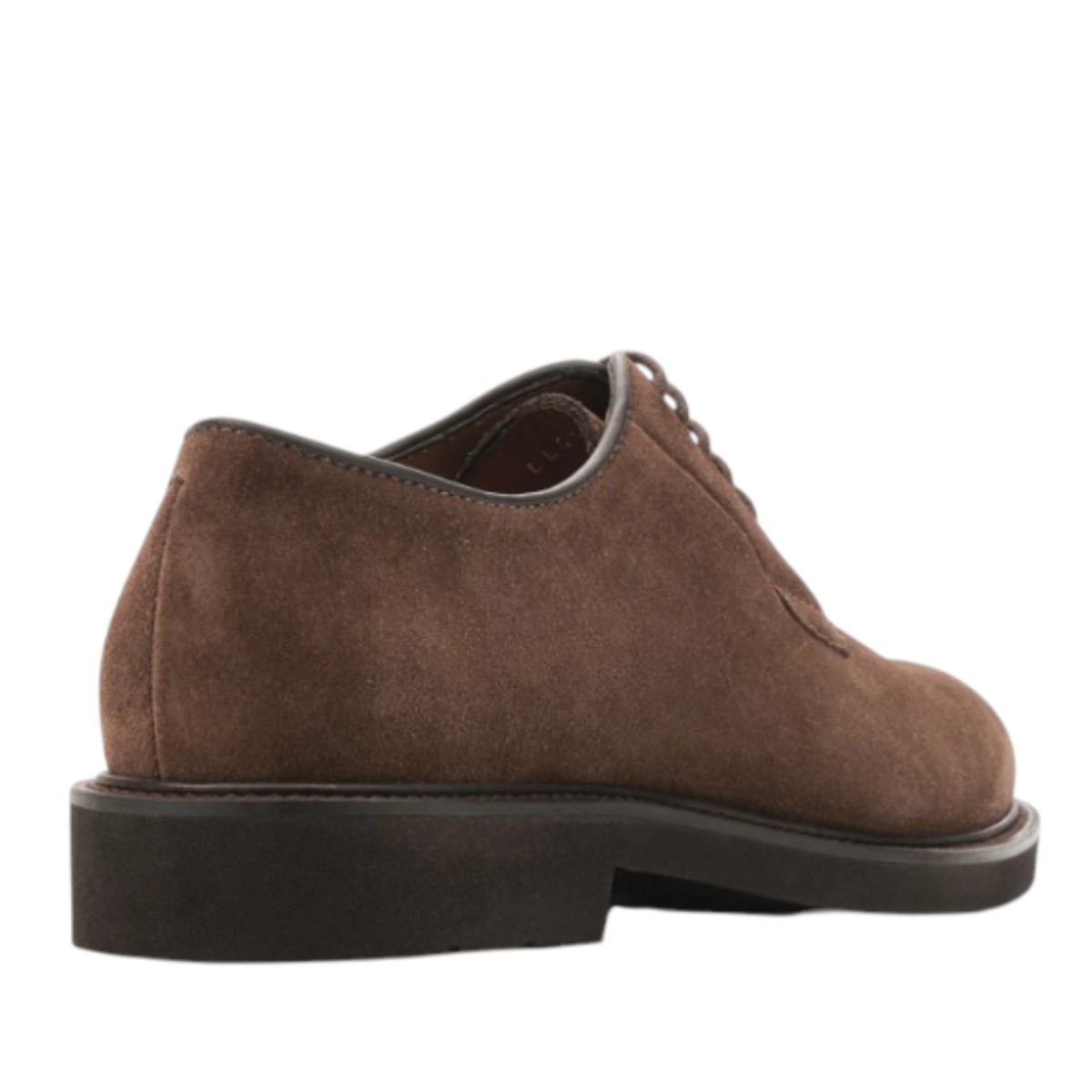Brown Leather Derby Shoes.