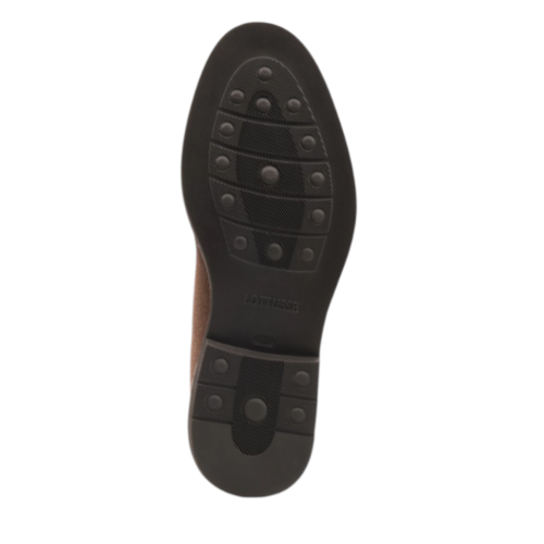 Brown Leather Derby Shoes.