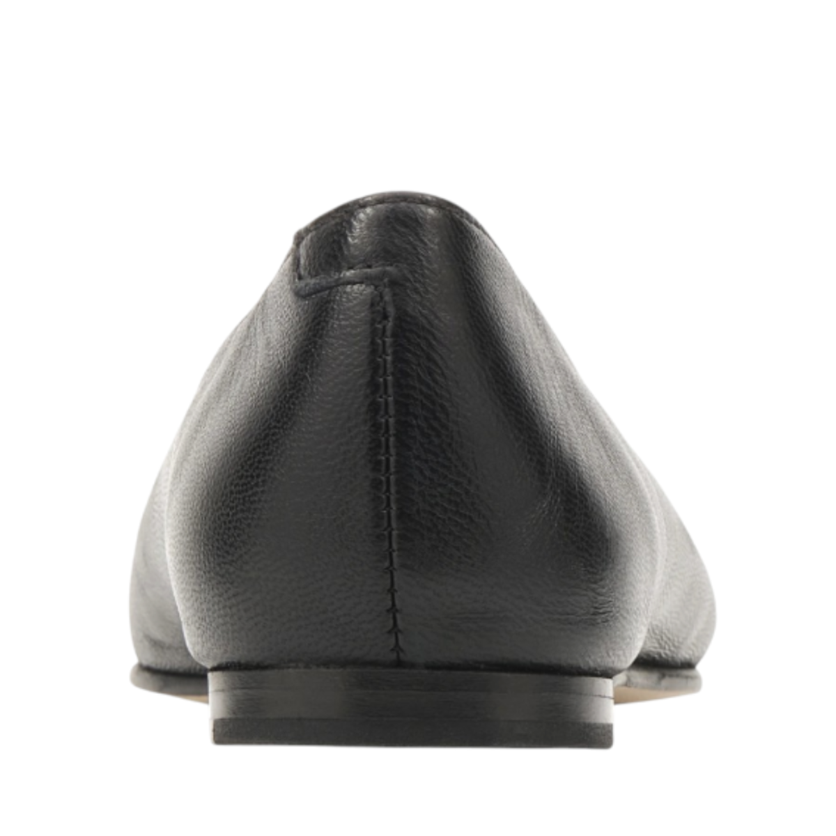 Black Leather Loafers.