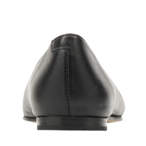 Black Leather Loafers.