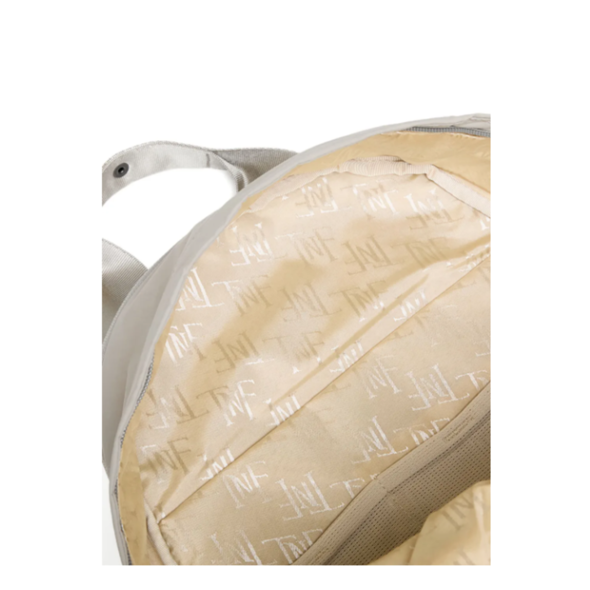 Beige Backpack.