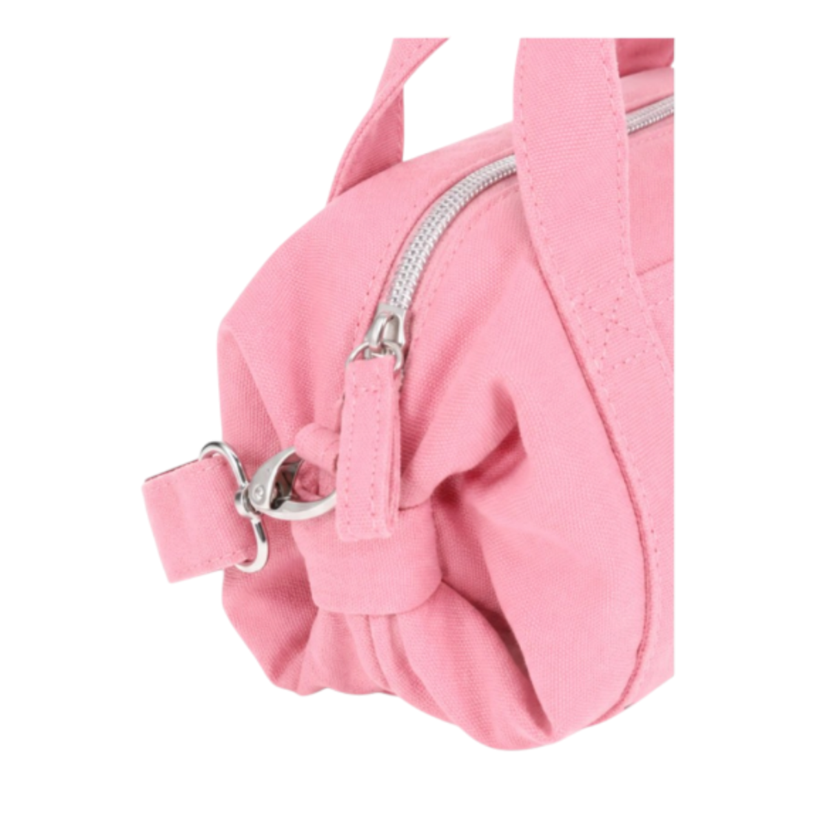 Mini duffle bag with shoulder strap