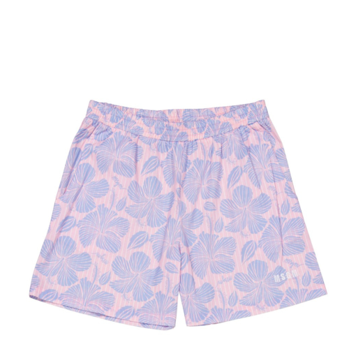Pink and Blue Floral Shorts.