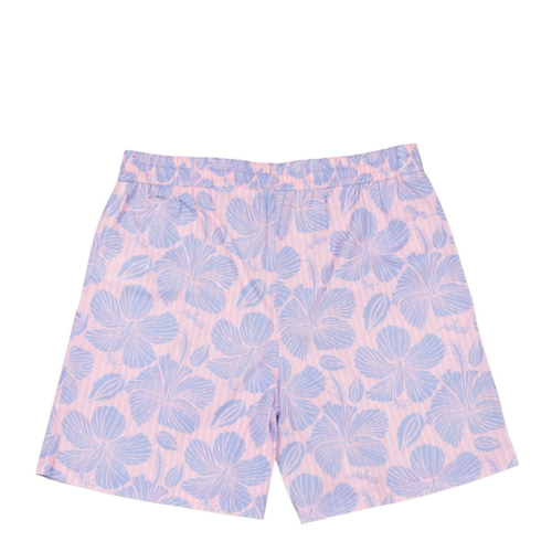 Pink and Blue Floral Shorts. 2