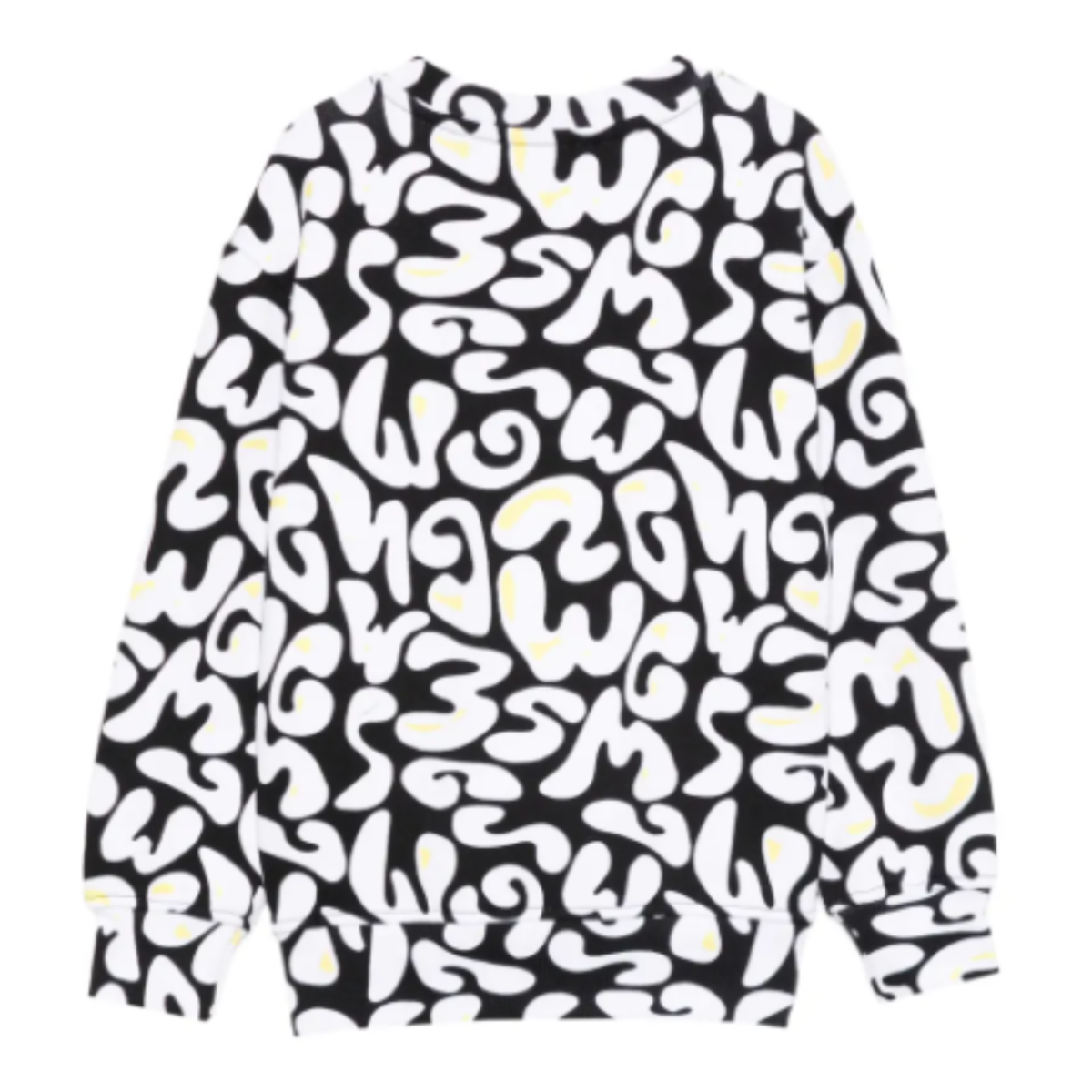 Black and White Graphic Sweatshirt.
