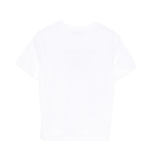 White Graphic Logo T-Shirt. 2