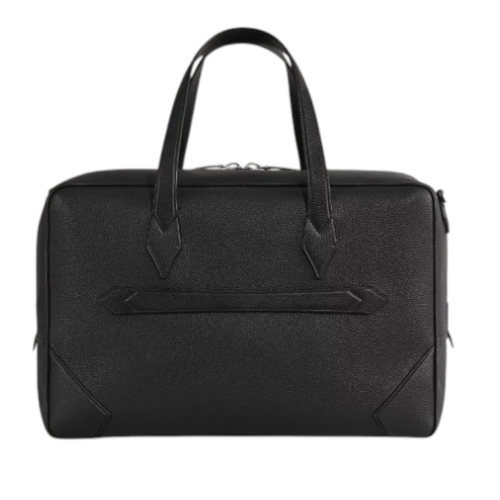 Black Leather Briefcase. 2
