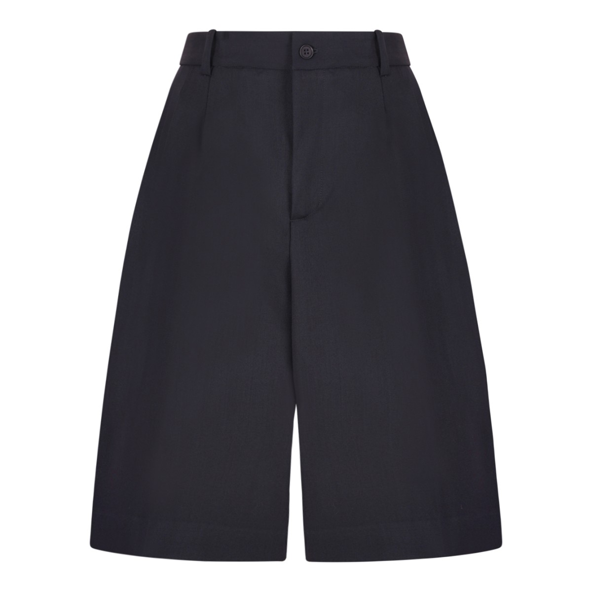 Black Tailored Bermuda Shorts.