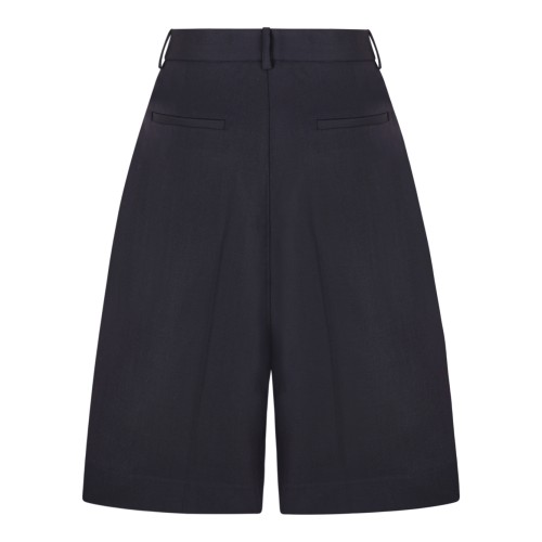 Black Tailored Bermuda Shorts.