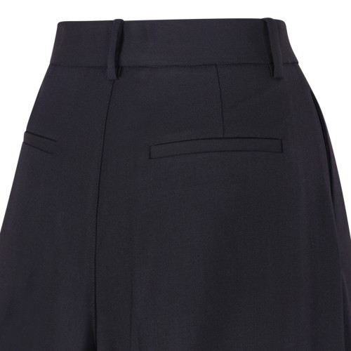 Black Tailored Bermuda Shorts.