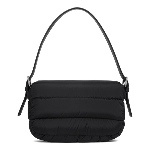 Black Quilted Shoulder Bag. 2