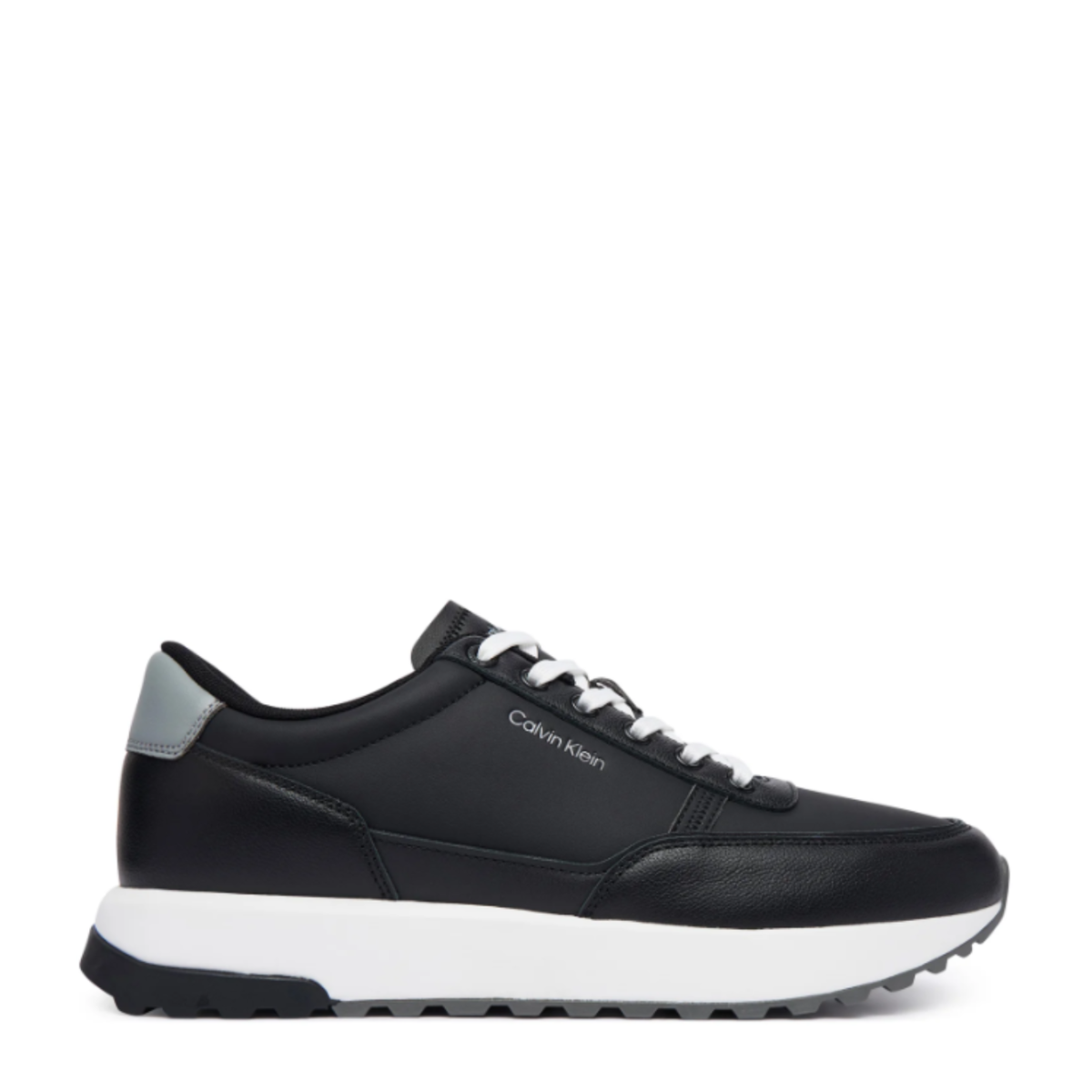 Black Leather Sneakers.