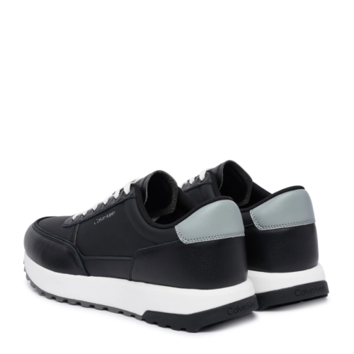 Black Leather Sneakers.