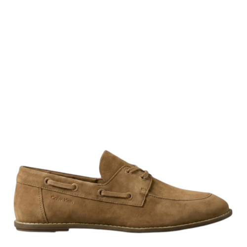 Brown Suede Loafers.
