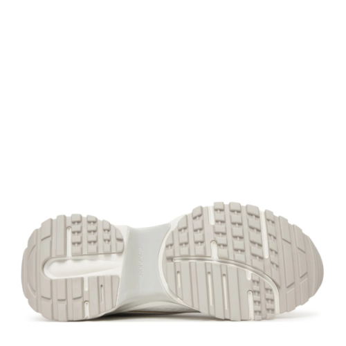 White and Silver Sneakers.