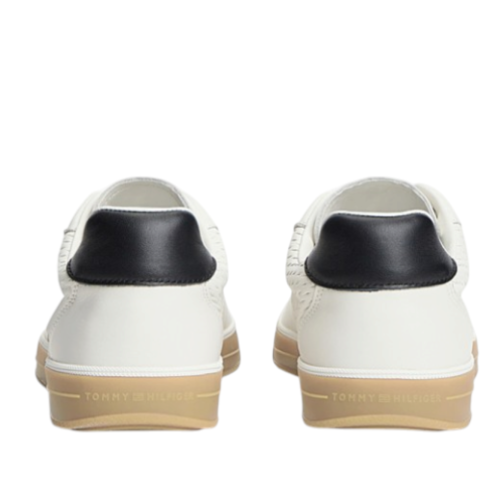 White Leather Sneakers.