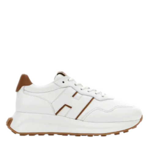 White Leather Sneakers.