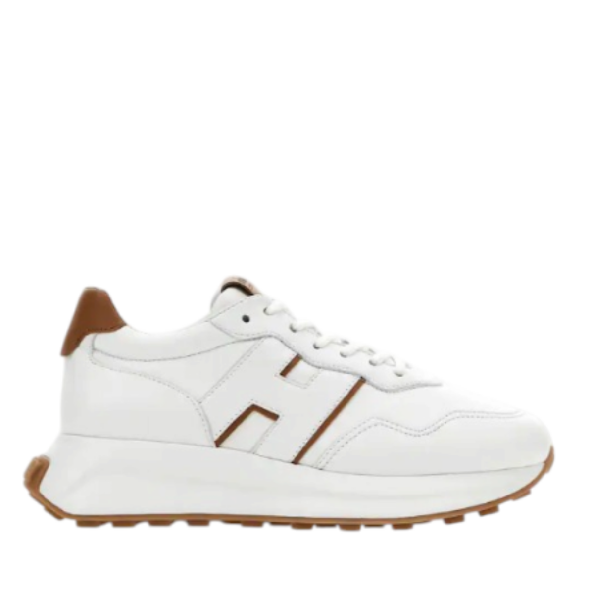 White Leather Sneakers.