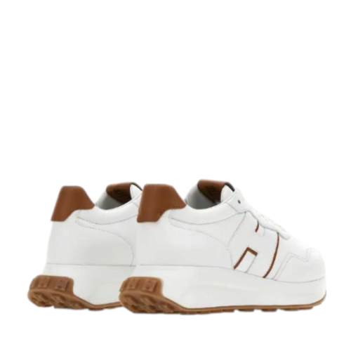 White Leather Sneakers.